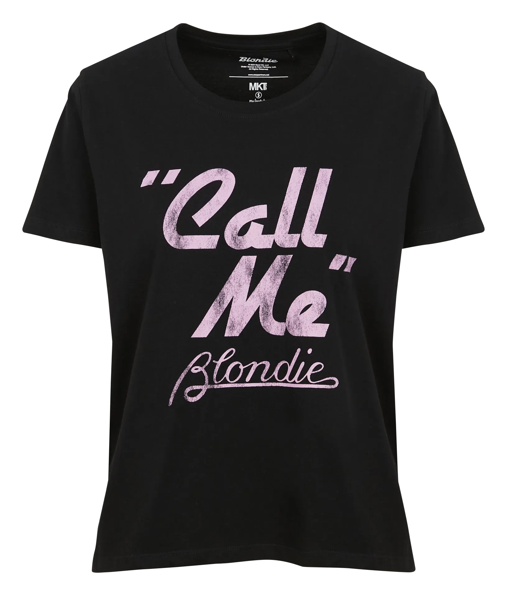 MKT TEMPLETON BLONDIE  CAMISETA DE ALGODóN SERIGRAFIADA CON CUELLO REDONDO EN NEGRO
