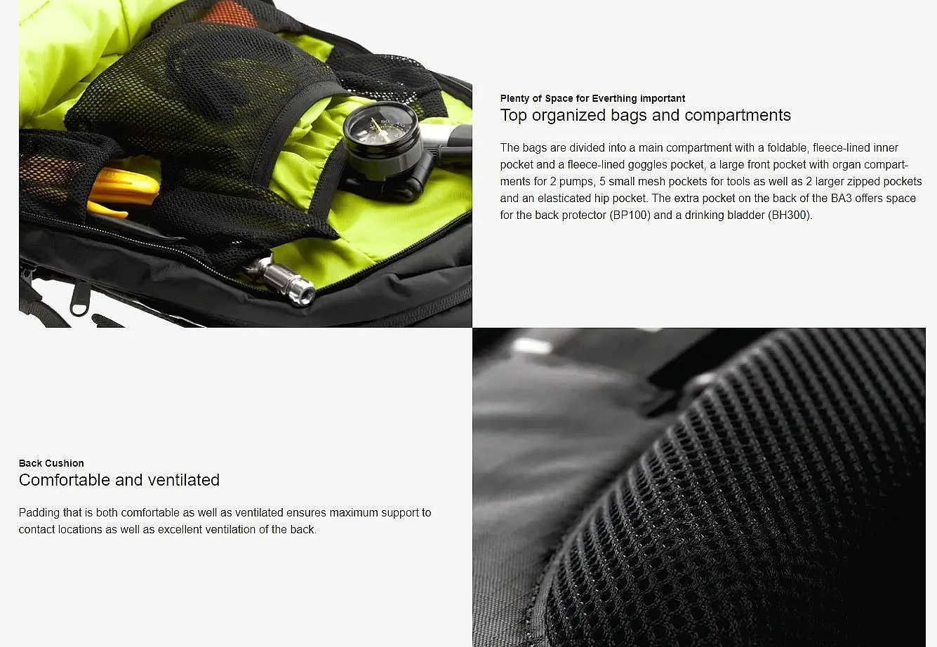 MOCHILA ERGON BA3  BLUE STEALTH