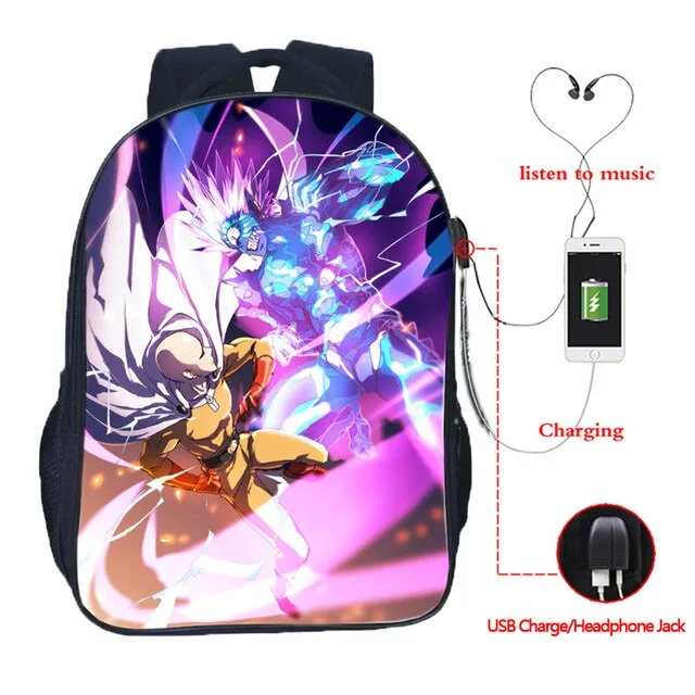 Mochila One Punch Man Saitama vs Boros