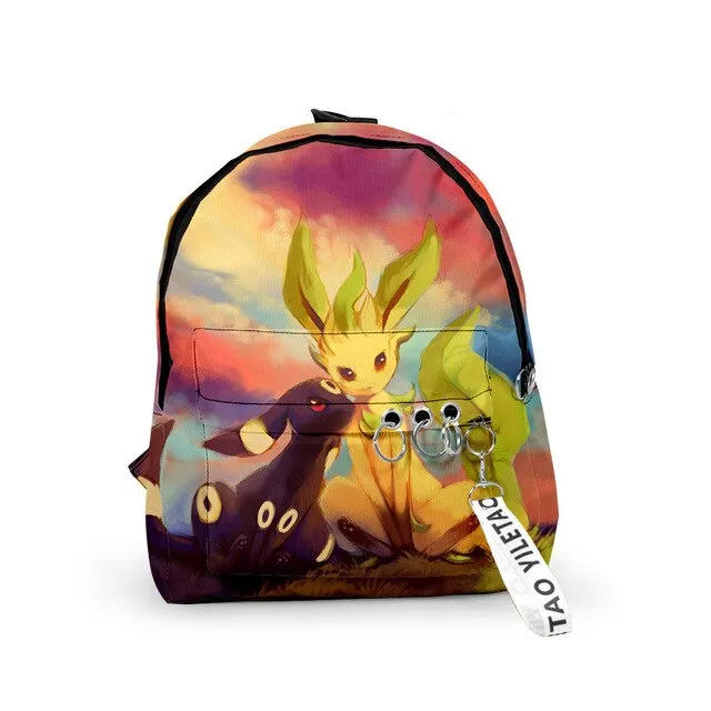 Mochila Pokémon Noctali y Phyllali