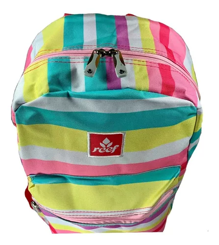 Mochila Reef Escolar Urbana Rayada Rf702/2 Ahora 6 Empo2000