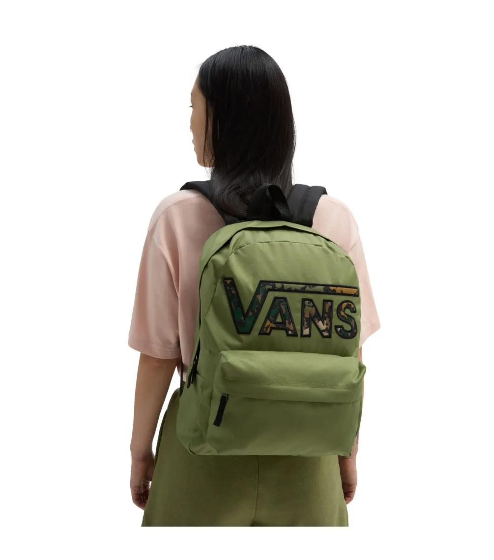 MOCHILA VANS WM REALM FLYING V  LODEN GREEN