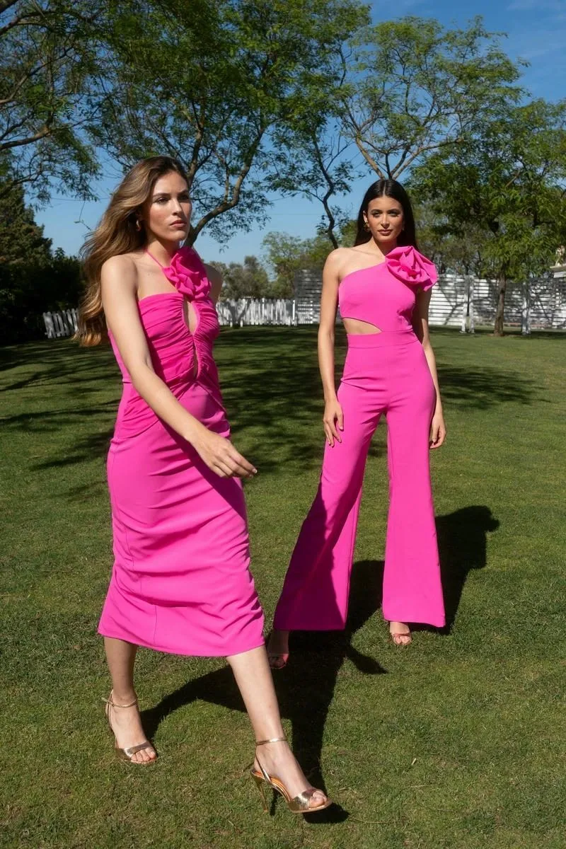 Mono abril Fucsia