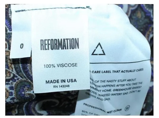 Mono Reformation con estampado multicolor 