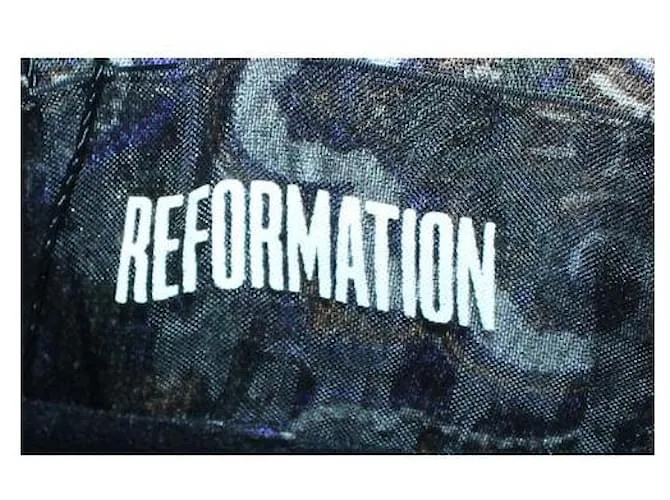 Mono Reformation con estampado multicolor 