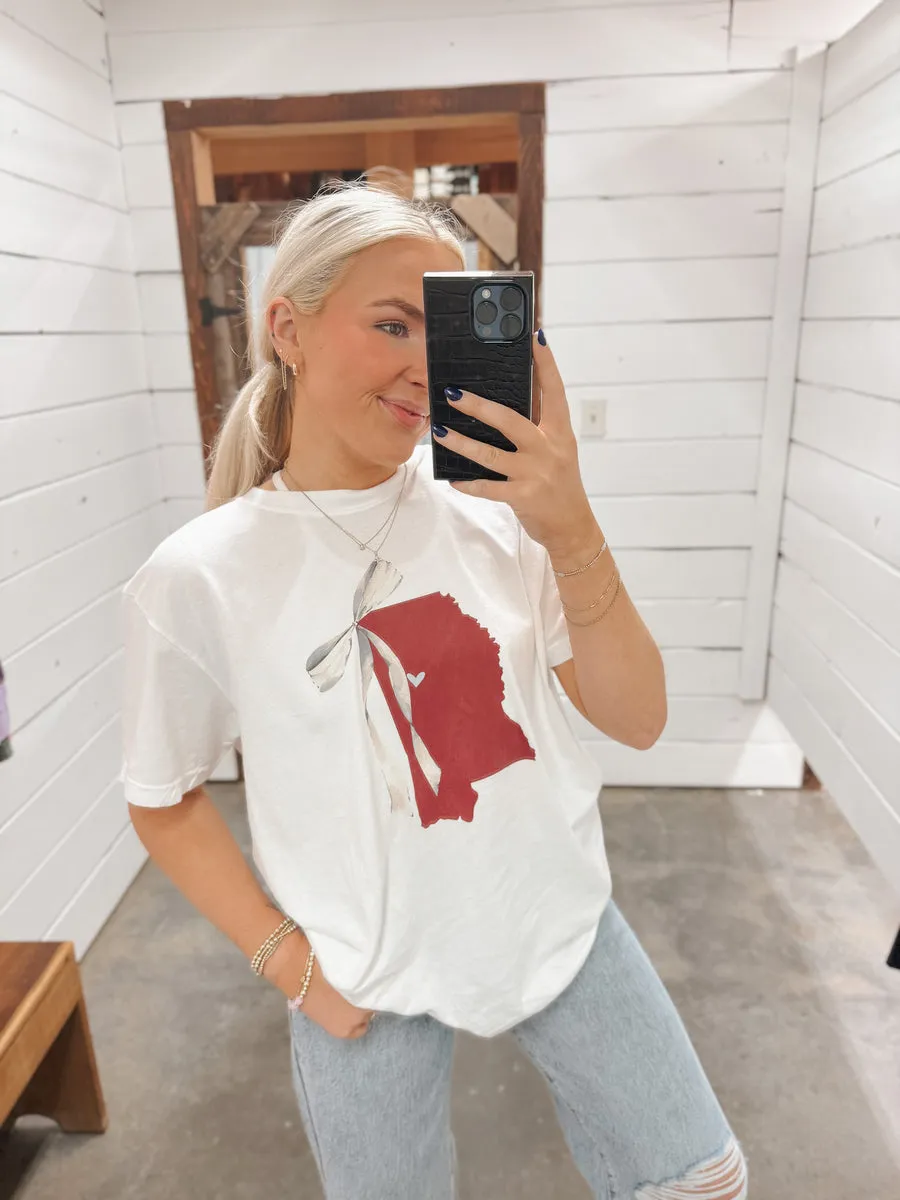MS STATE BOWS TEE