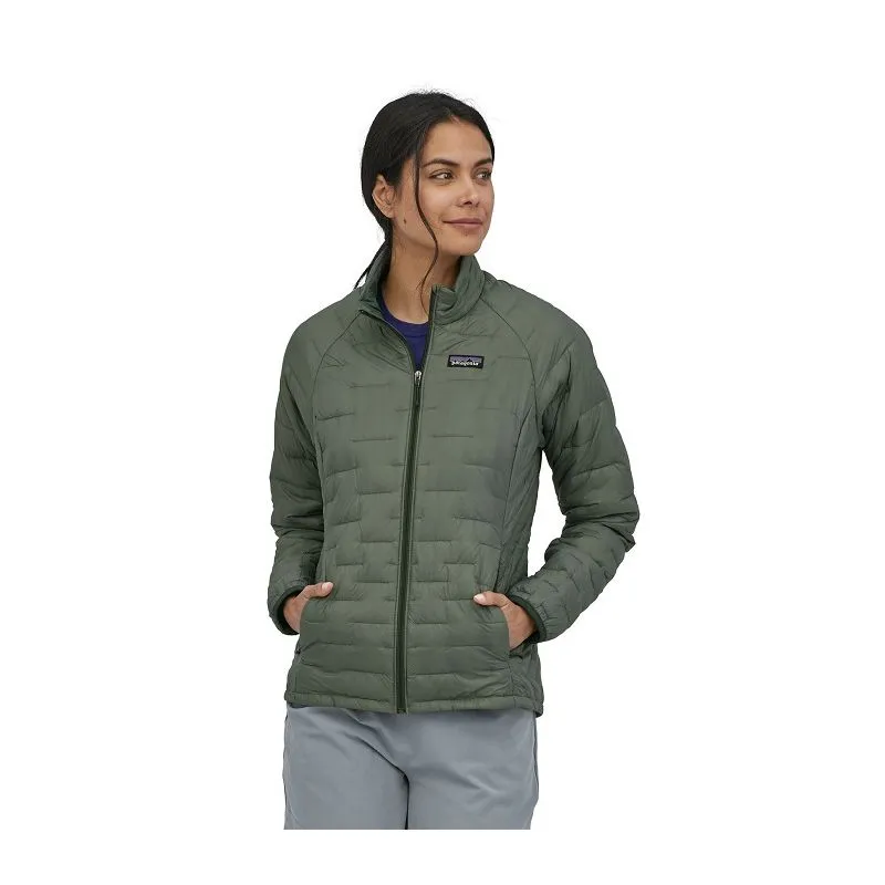 Mujer Patagonia Micro Puff Jkt (Hemlock Green)