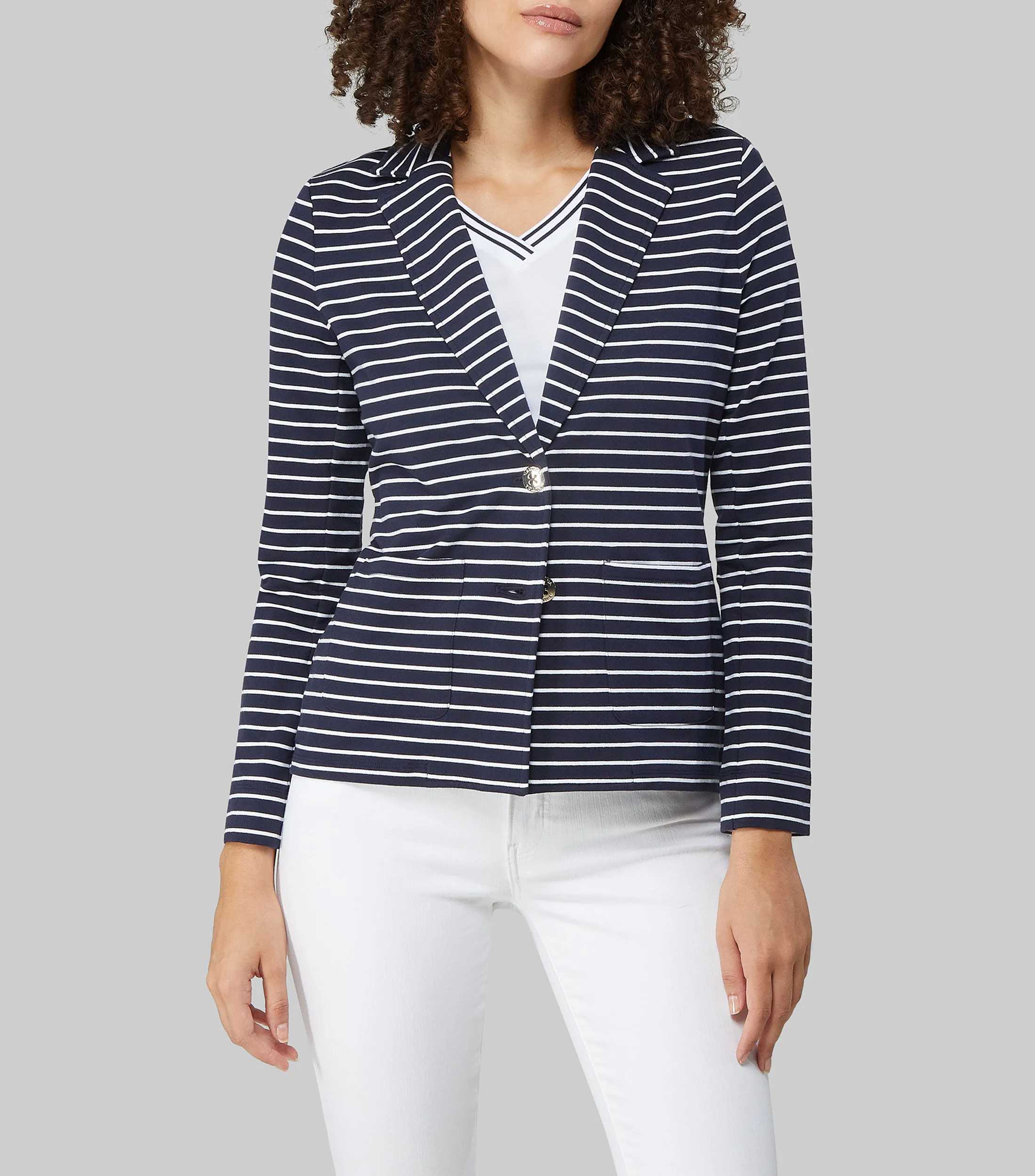 Nautica Saco a Rayas Mujer
