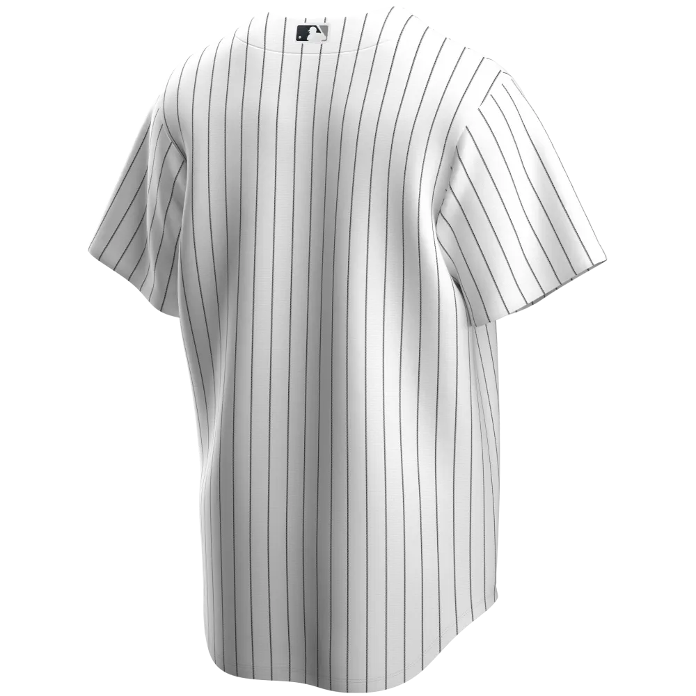 nike beisbolera chicago white sox blanca y negro