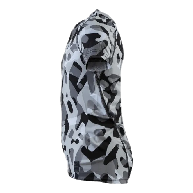 Nike Junior Pro Fitted SS AOP Patterned/Grey