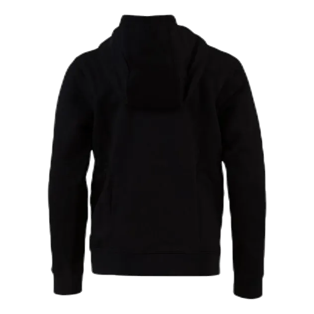 NIKE SPORTSWEAR CLUB BIG KIDS' FULLZIP HOODIE BLACK/BLACK/WHITE