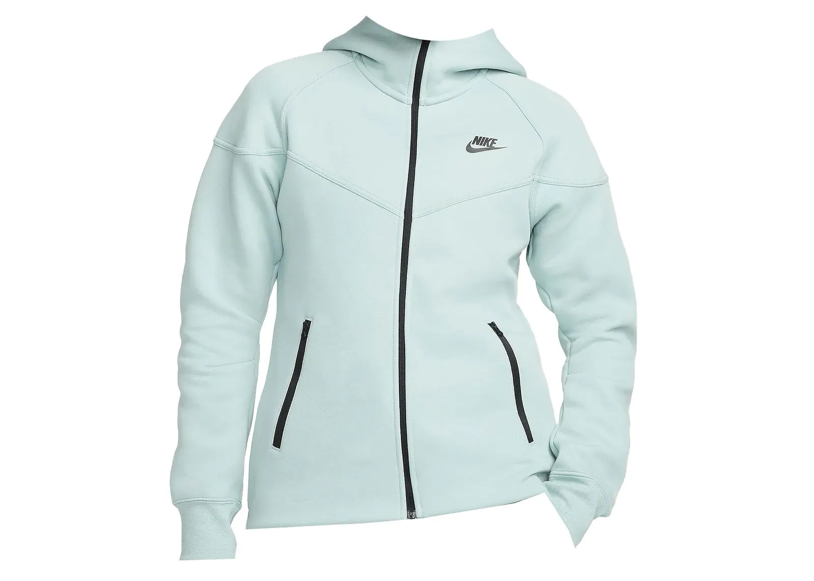 NIKE SPORTSWEAR TECH FLEECE WINDRUNNER FULLZIP HOODIE MINERAL/BLACK
