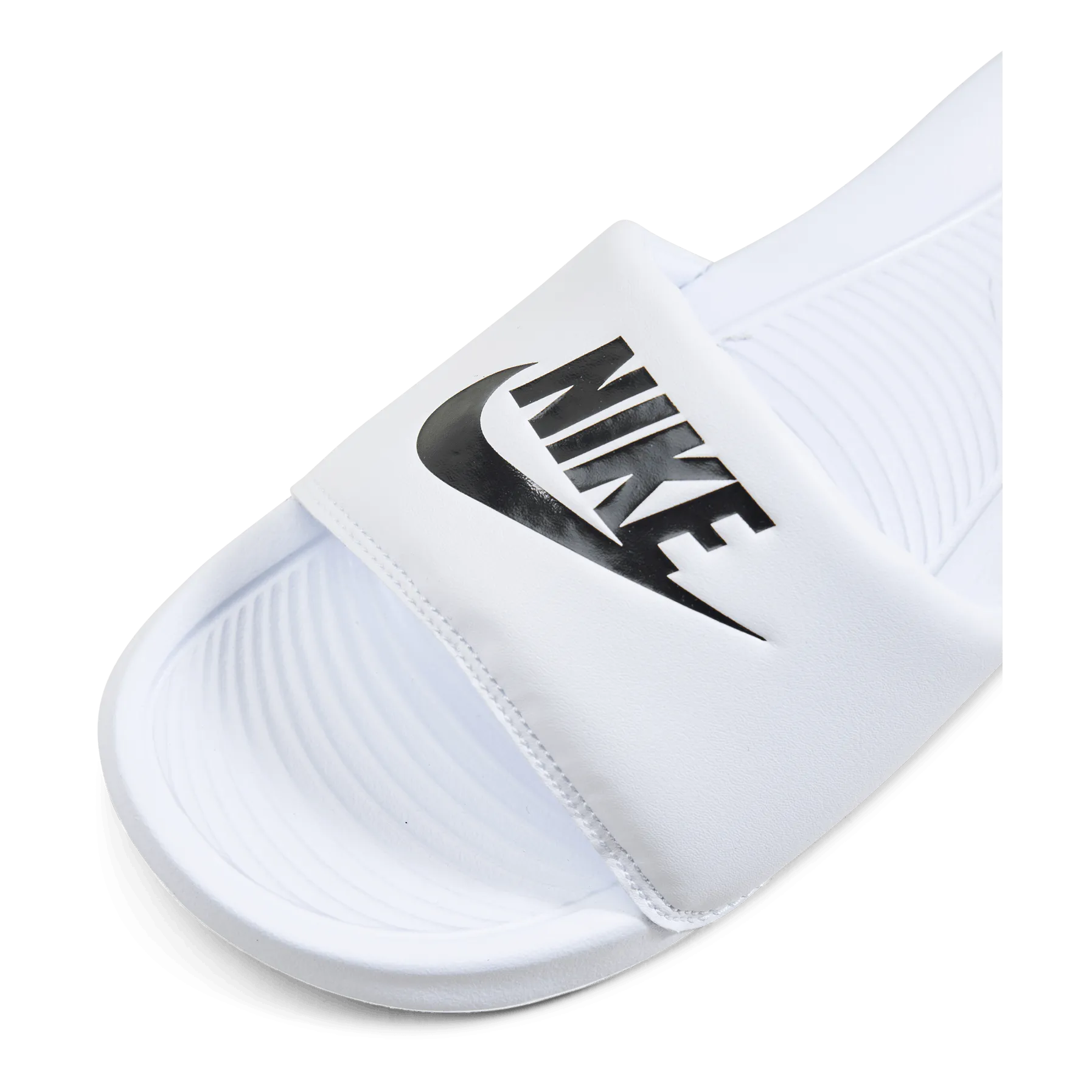 NIKE VICTORI ONE WOMEN'S SLIDES WHITE/BLACKWHITE