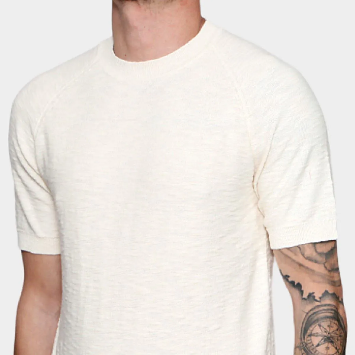 NO EXCESS  CAMISETA BEIGE