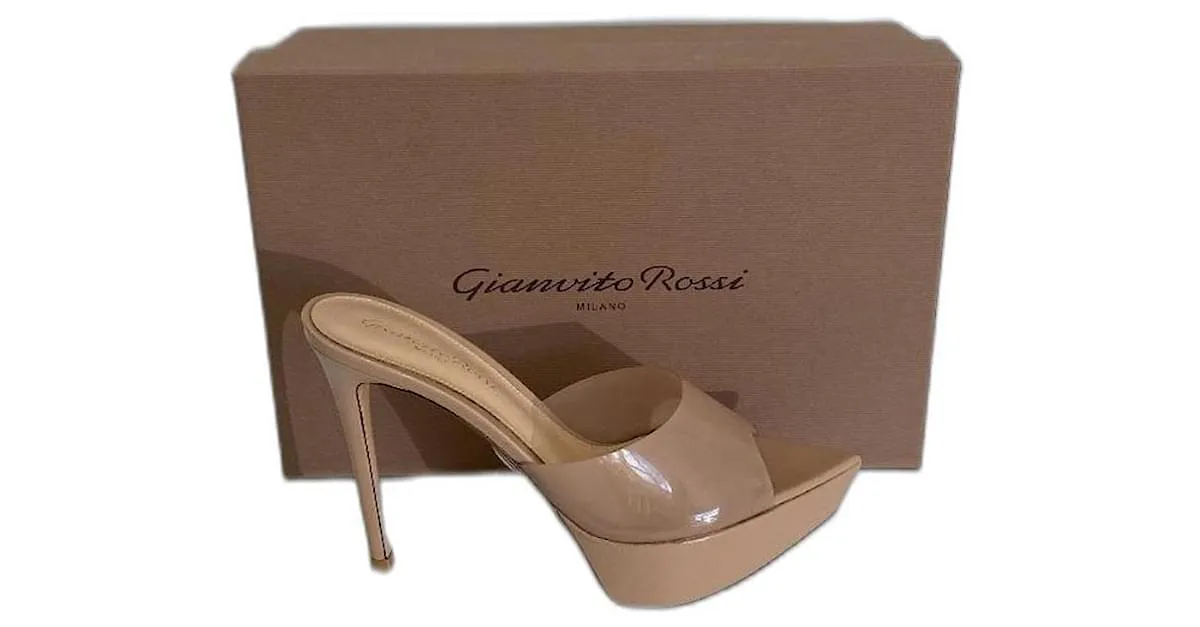 NUEVAS CUÑAS GIANVITO ROSSI Beige 