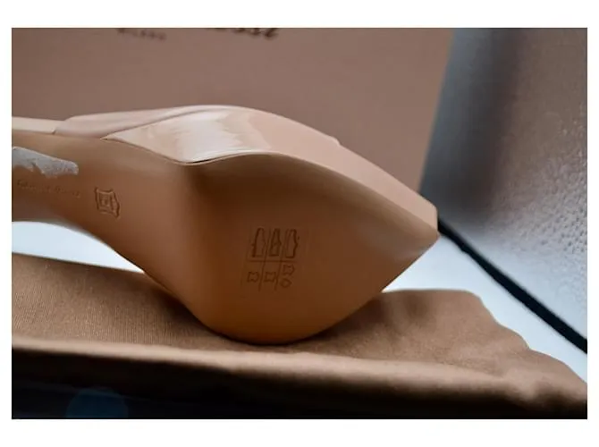 NUEVAS CUÑAS GIANVITO ROSSI Beige 