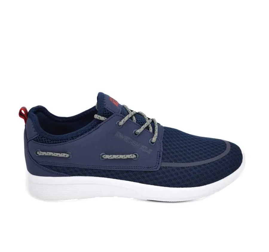 NÁUTICO CÓMODO ZAPATO LIGERO DE HOMBRE MARINO PLANTILLA MEMORY SPONGE