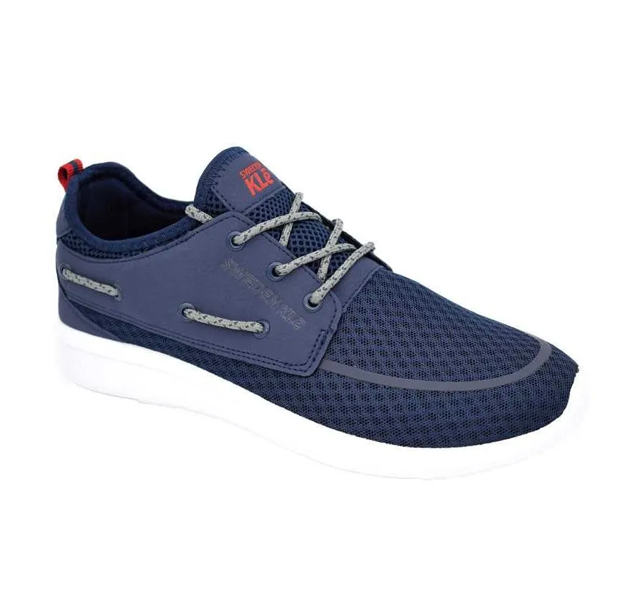 NÁUTICO CÓMODO ZAPATO LIGERO DE HOMBRE MARINO PLANTILLA MEMORY SPONGE
