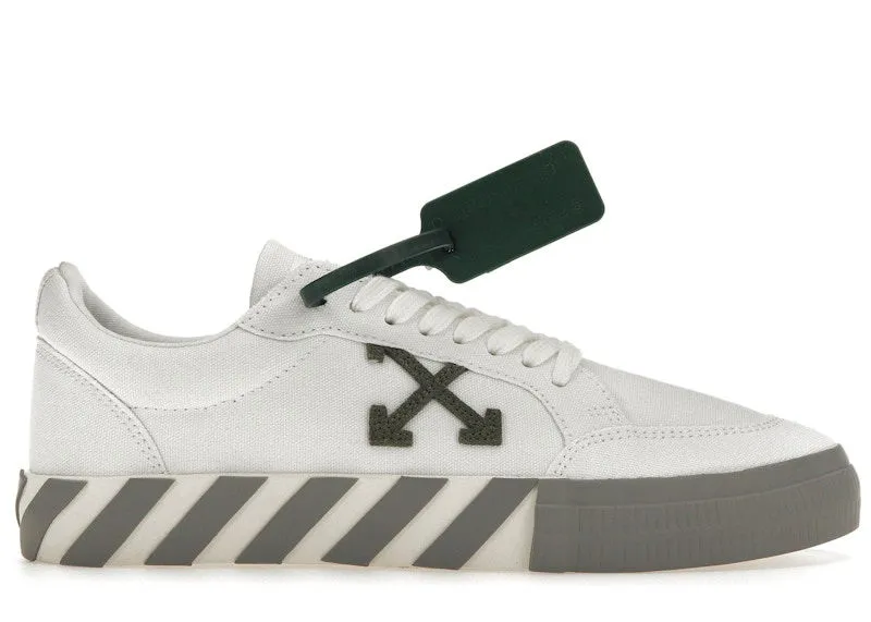 OFFWHITE VULC LOW CANVAS WHITE KHAKI GREY (FW22)