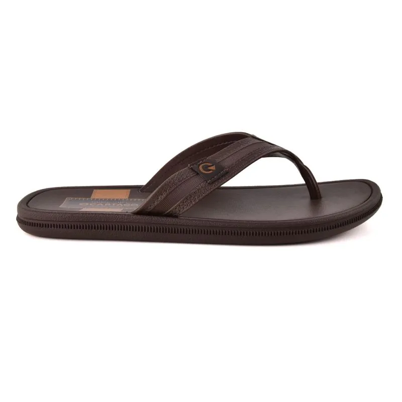 Ojota Chancleta Cartago Journey Brown 22