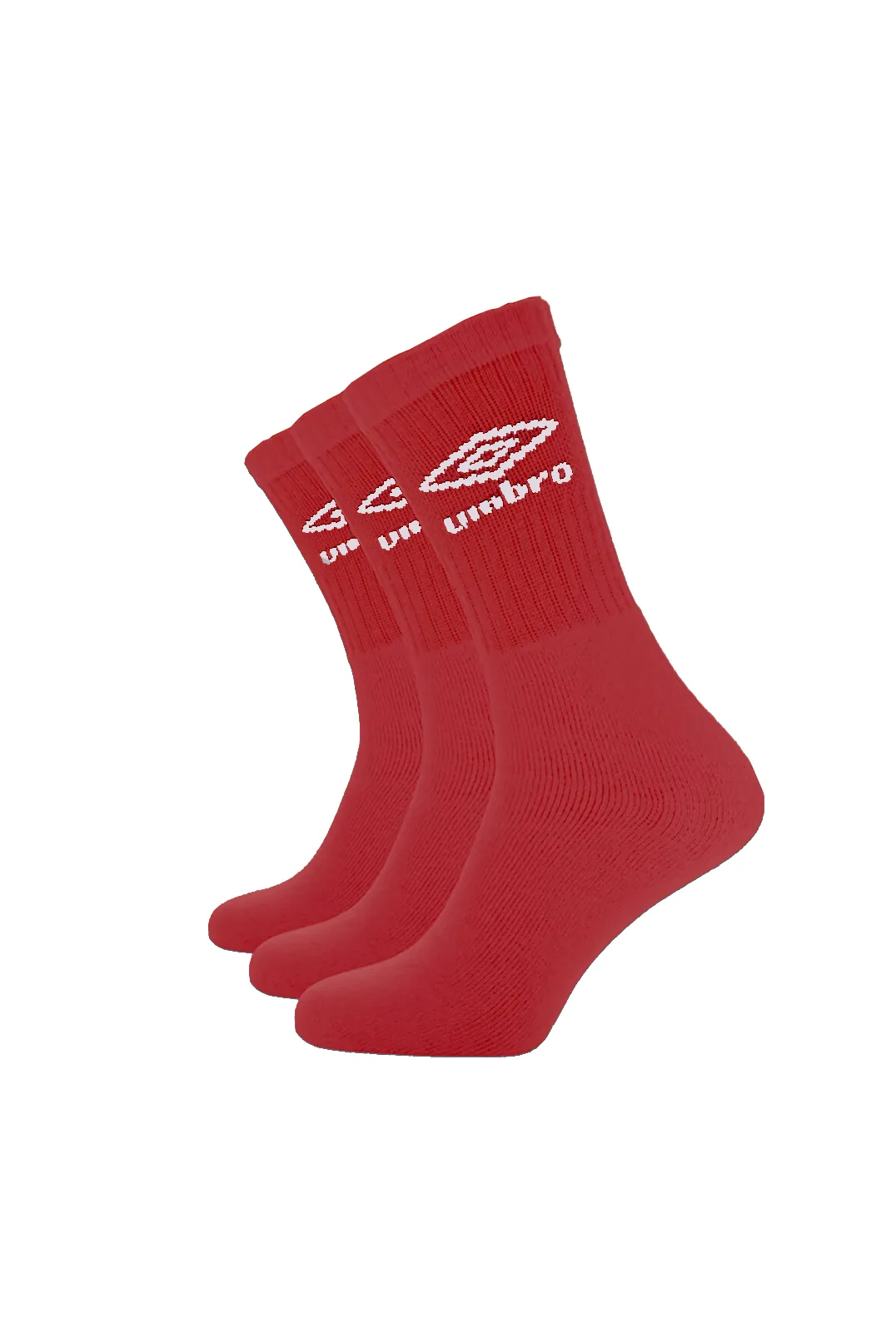 Pack 3 Calcetines Deportivos Umbro Red