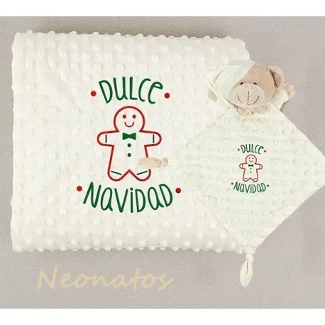 Pack manta bebé Dulce Navidad