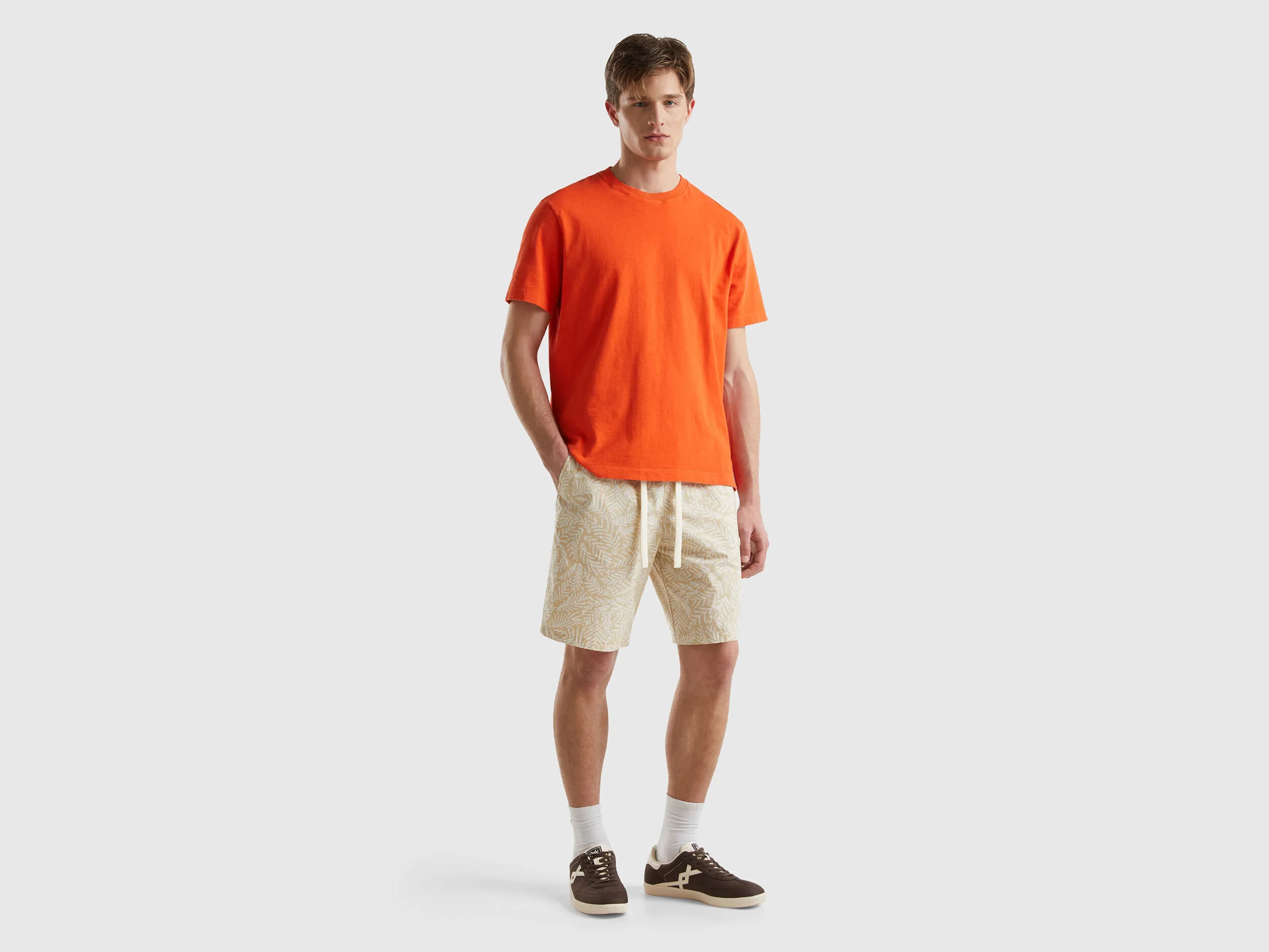 Pantalón corto estampado