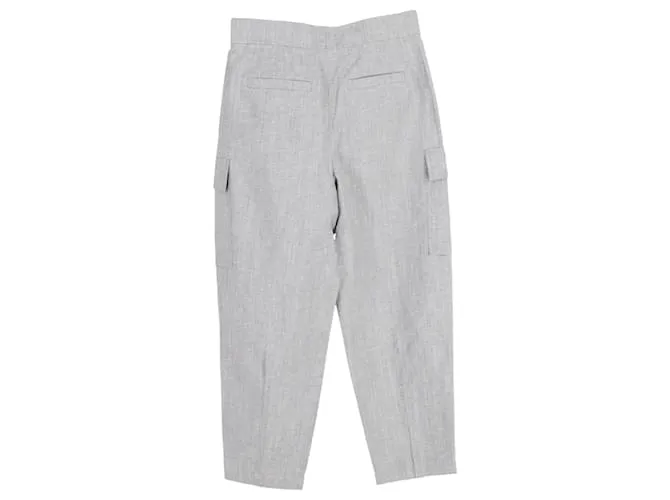 Pantalón cargo Brunello Cucinelli de algodón gris 