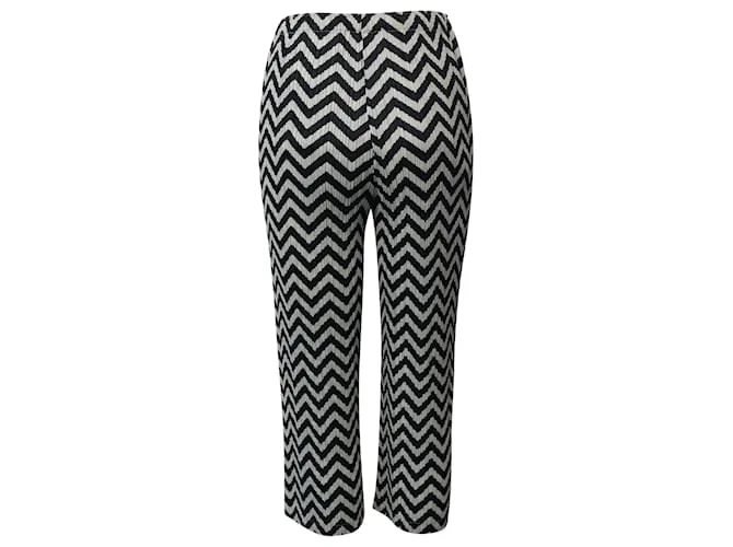 Pantalón con estampado en zigzag Pleats Please en poliéster multicolor Impresión de pitón 