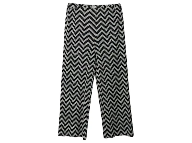 Pantalón con estampado en zigzag Pleats Please en poliéster multicolor Impresión de pitón 