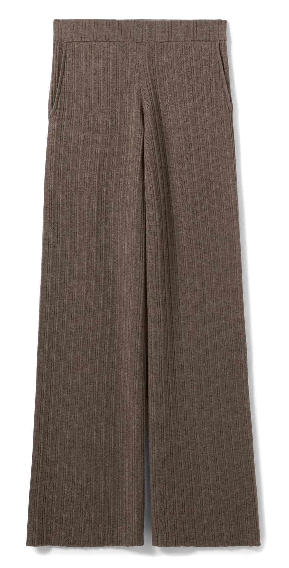 Pantalón de lana en marron