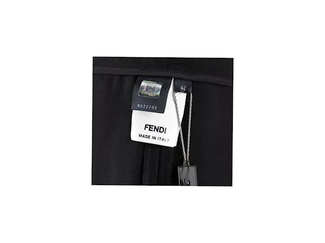 Pantalón de sastre negro Fendi 