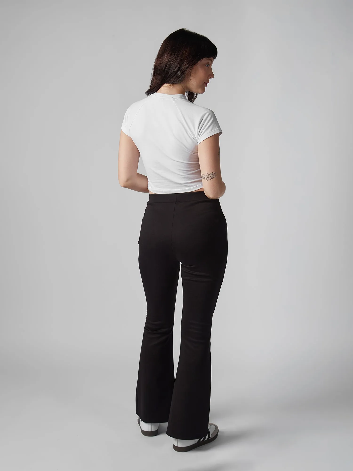 Pantalón para Mujer DVK FLARE BLACK KNIT FLARE PANT NGR