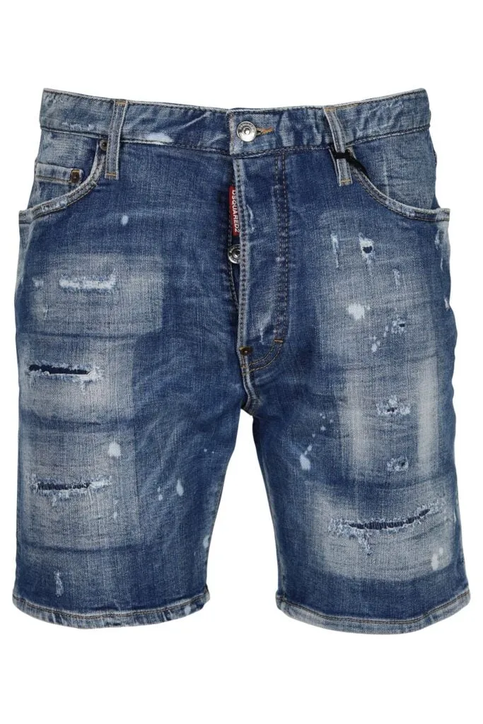 Pantalón vaquero corto azul claro 