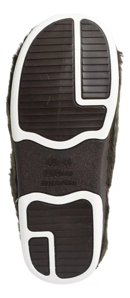 Pantufla Hombre Abierto Comodo Abrigo Suave Importado Ld 290