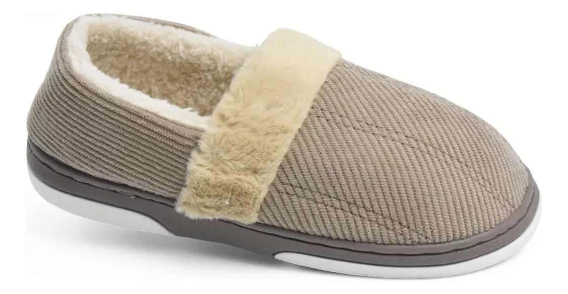 Pantufla Mujer Cerrado Invierno Abrigo Importado Simple 260