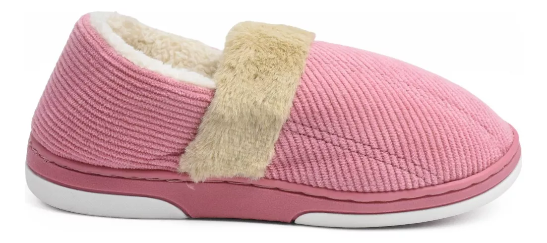 Pantufla Mujer Cerrado Invierno Abrigo Importado Simple 260