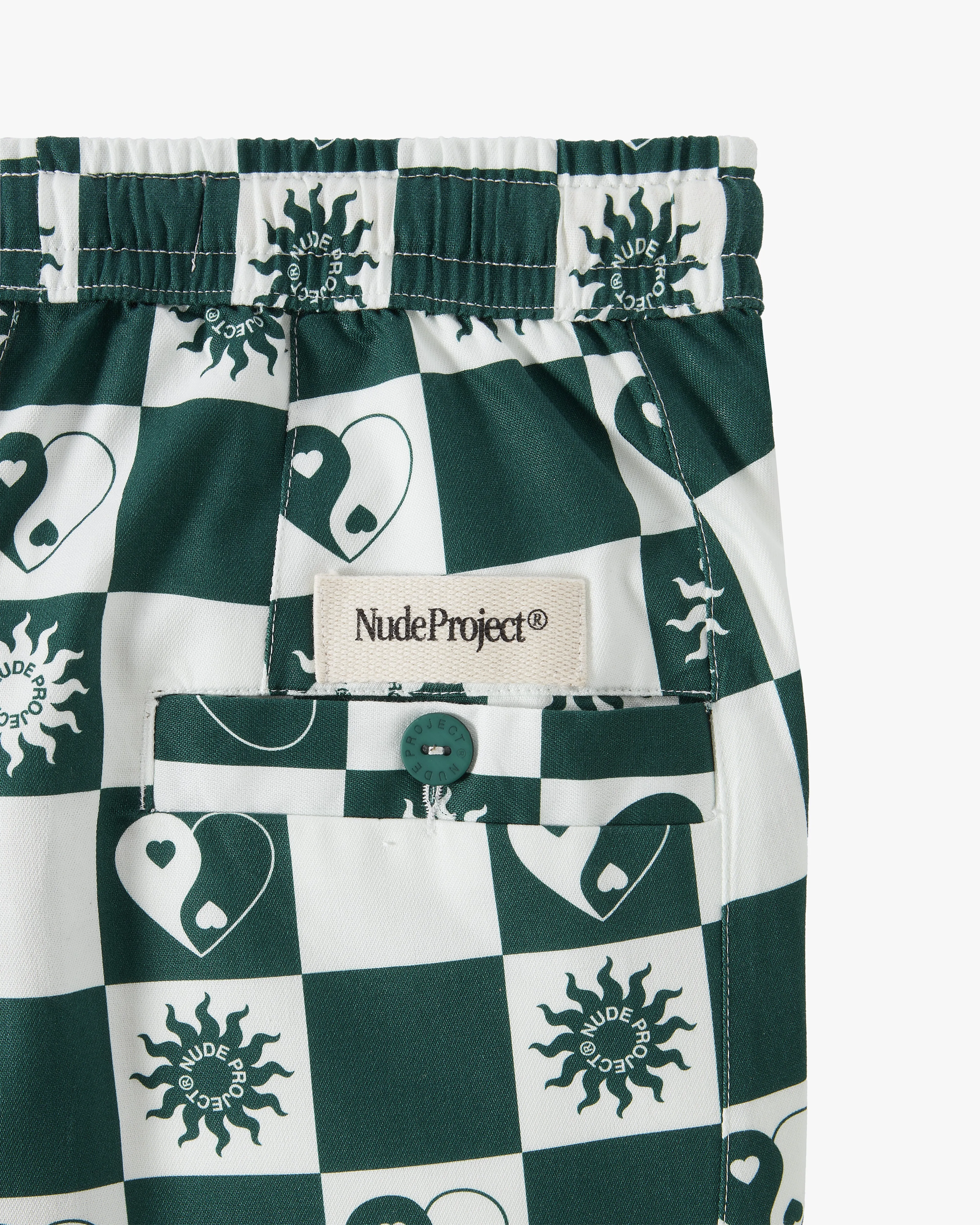 PEACE CHECKERED PANTS