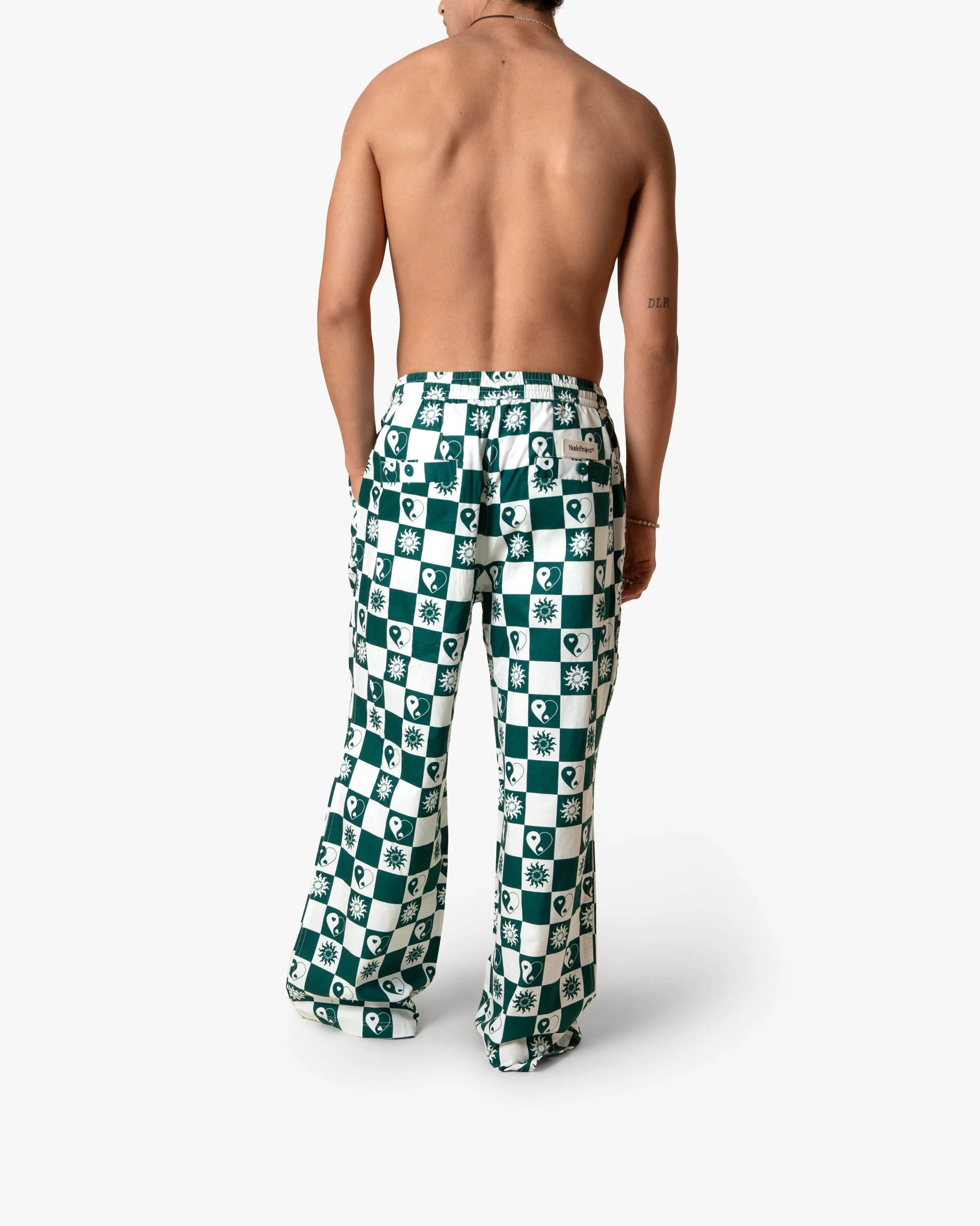 PEACE CHECKERED PANTS