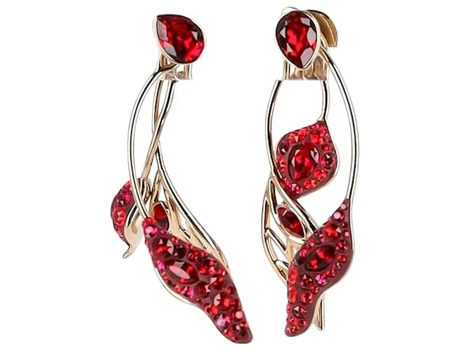 Pendientes colgantes de cristal Atelier Swarovski en metal dorado Metálico 