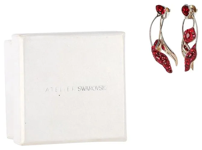 Pendientes colgantes de cristal Atelier Swarovski en metal dorado Metálico 