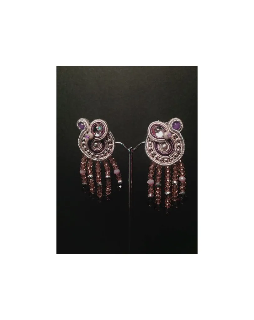 PENDIENTES FLAMENCA LILAS ONLINE
