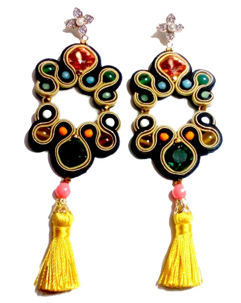 PENDIENTES FLAMENCA PARA DESFILES Y PASARELAS