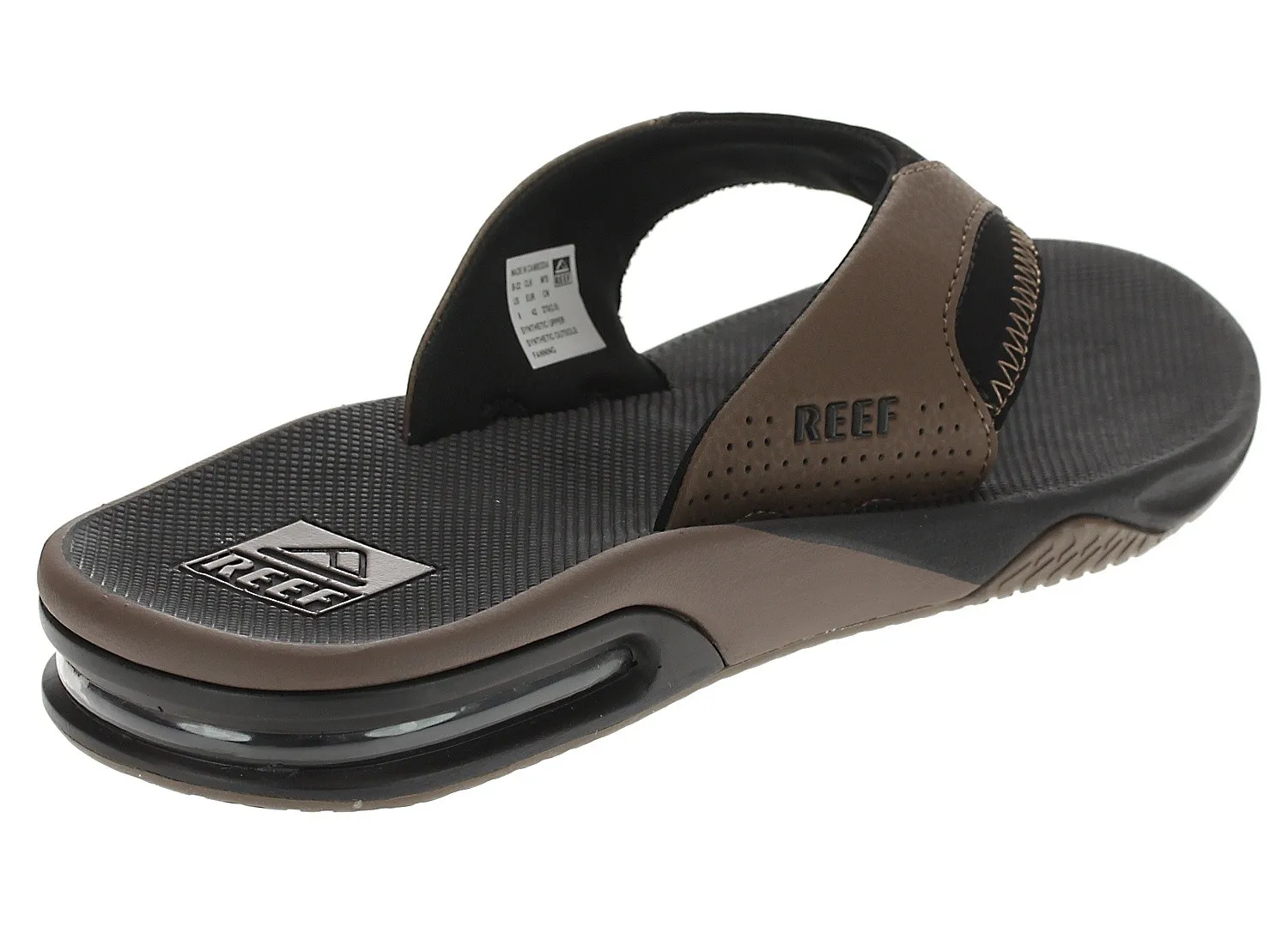 PETARDOS REEF FANNING  BLACK AND TAN  MEN´S