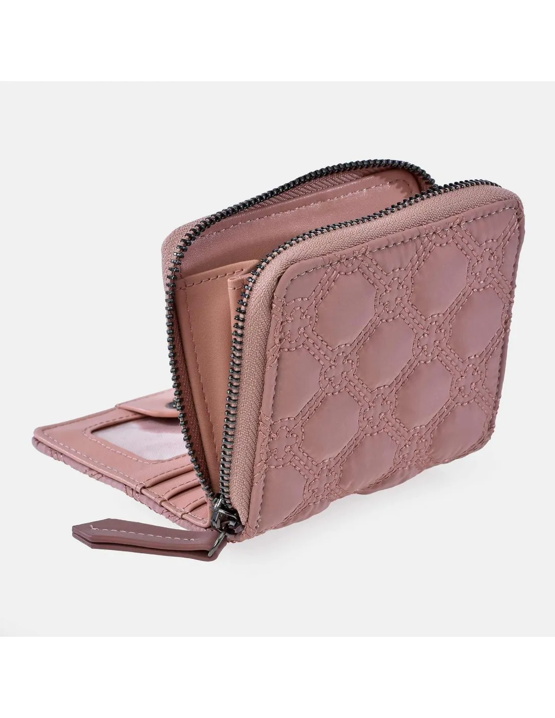 PIERRE CARDIN monedero billetero pequeño para mujer acolchado
