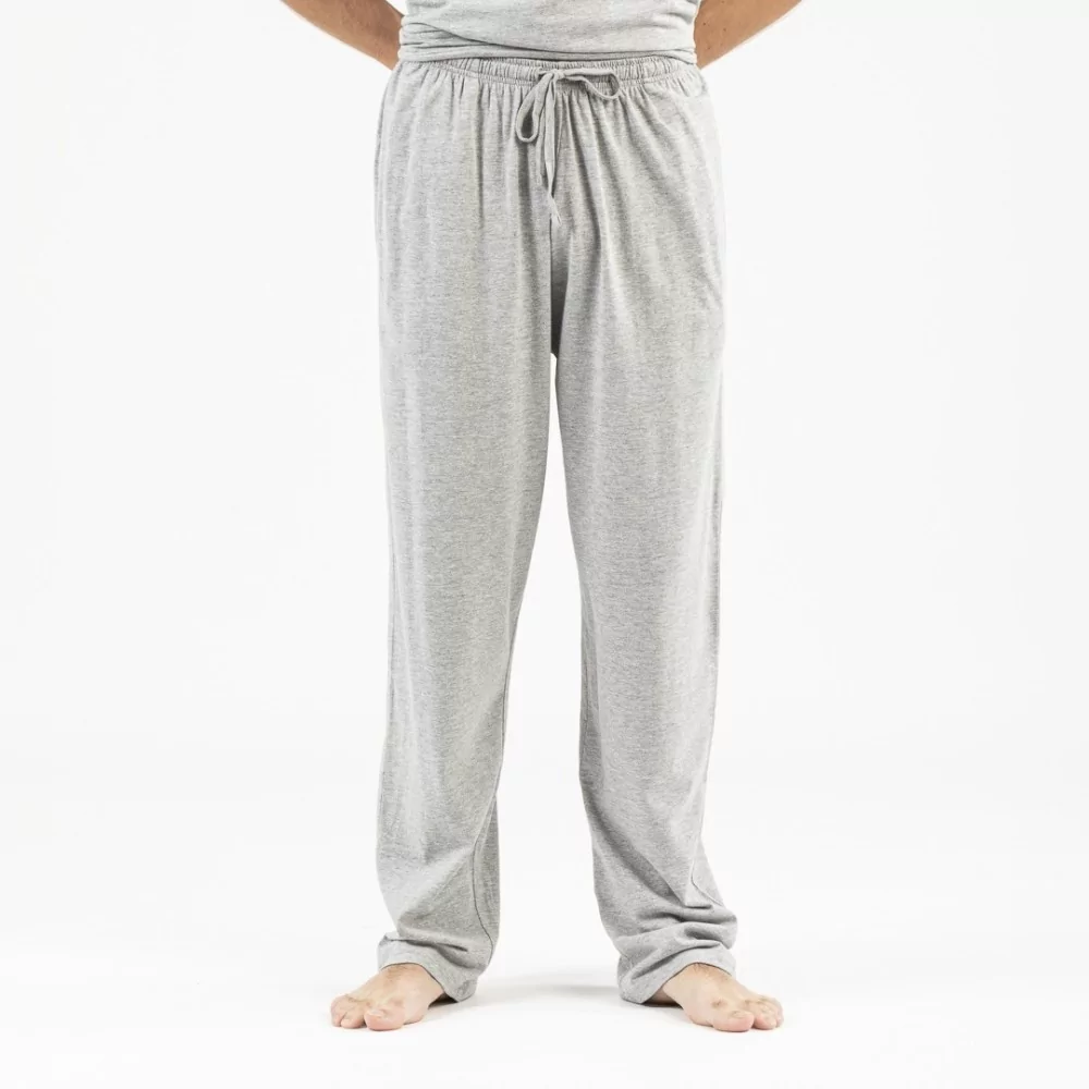 Pijama hombre manga corta Dan gris