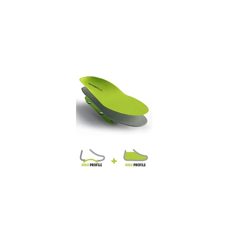 Plantilla verde multiusos de alto perfil Superfeet