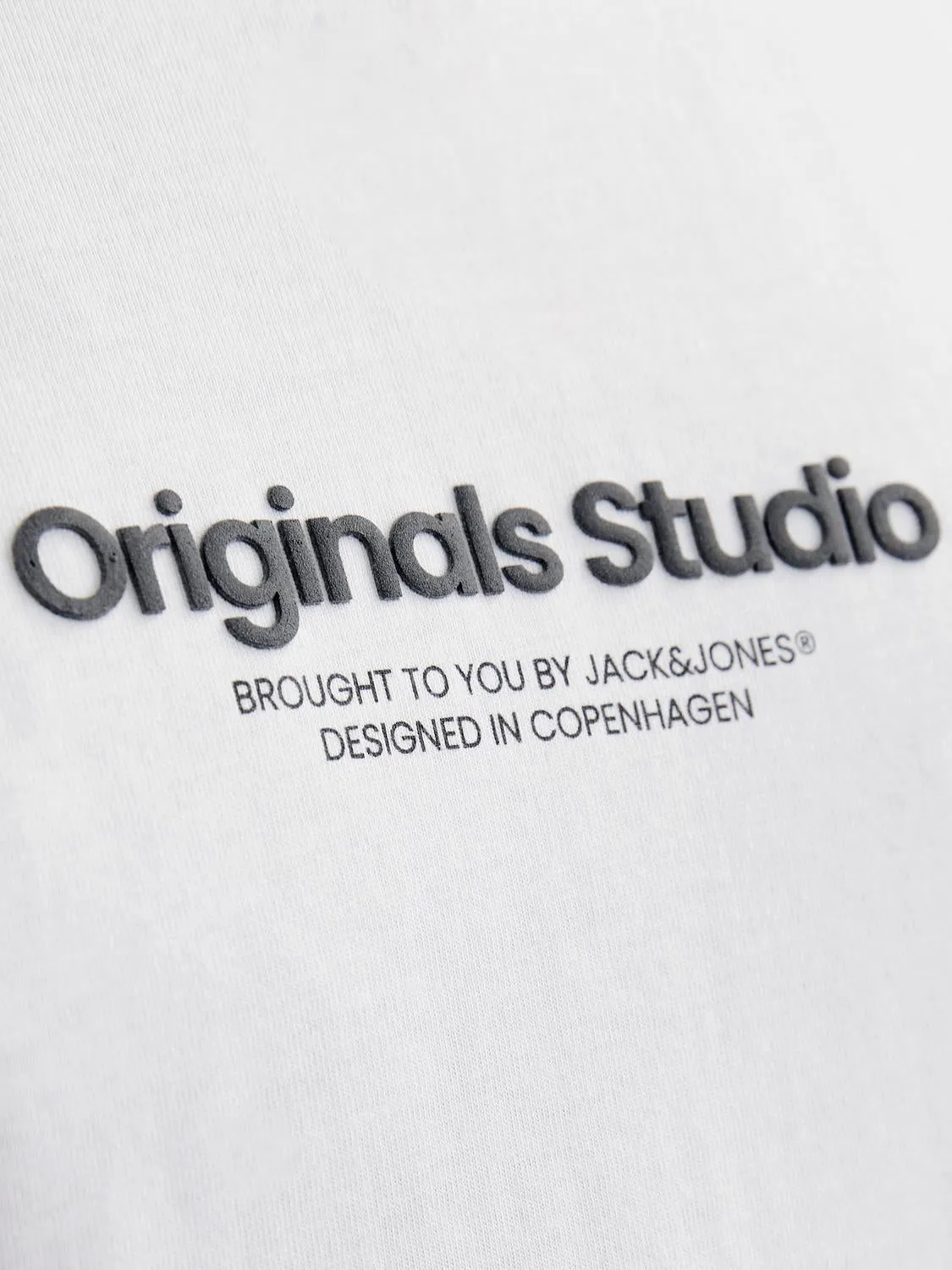 Plus Camiseta Estampado | Blanco | Jack & Jones®