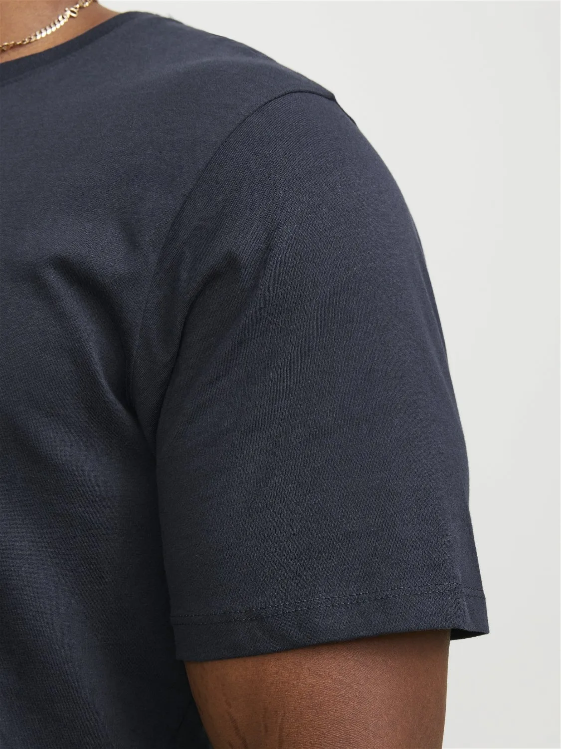 Plus Camiseta Liso | Azul oscuro | Jack & Jones®