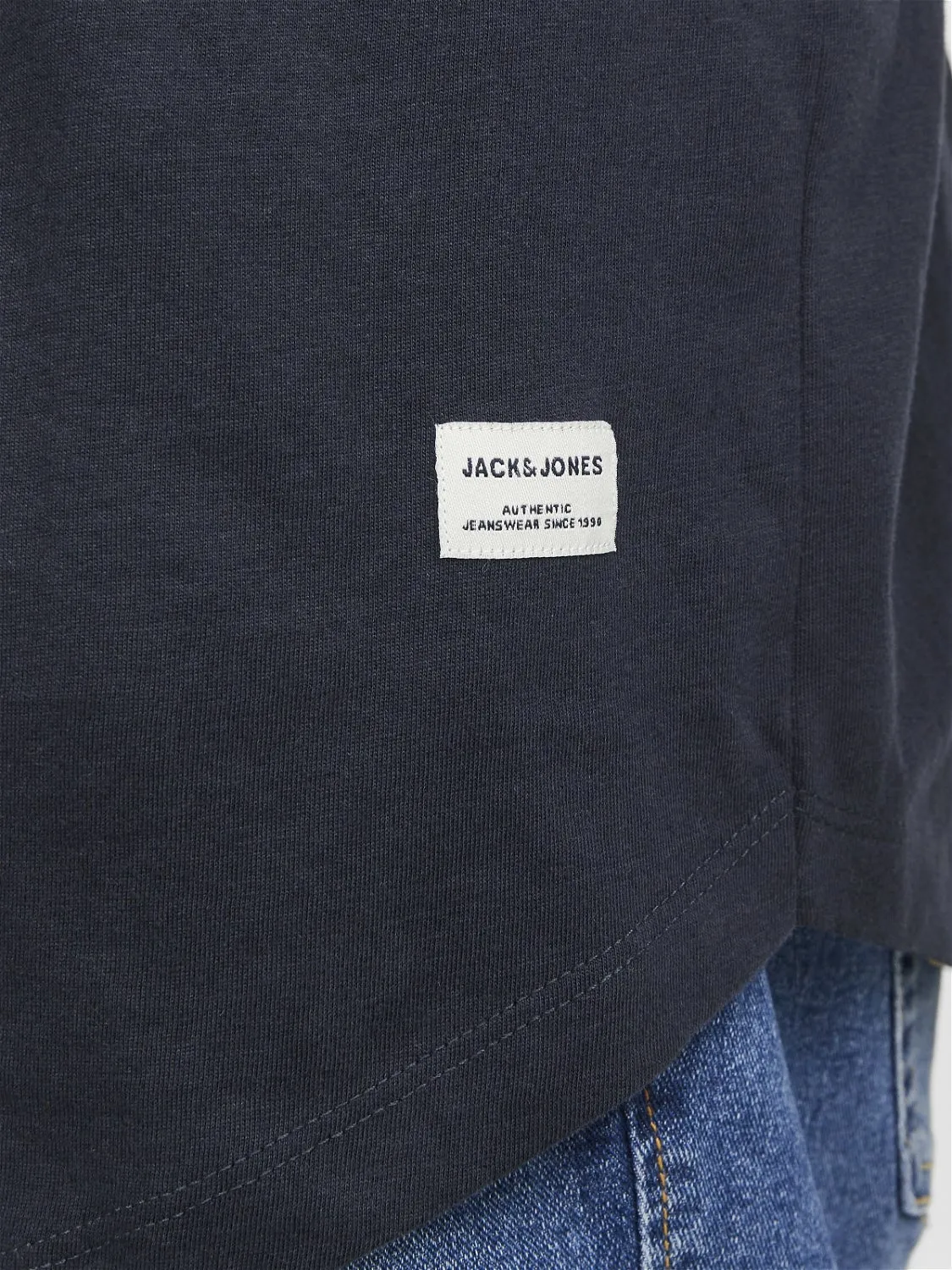 Plus Camiseta Liso | Azul oscuro | Jack & Jones®